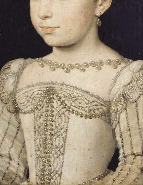 rougemanteau:  Clouet François, Portrait de Marguerite de Valois enfant, 1560 
