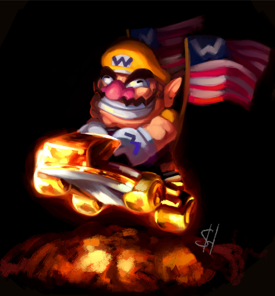 seanhicks:  How I spent most of my 4th of JulyRepresenting Merica on Mario Kart 8*