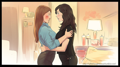 afterlaughtersart:janyolskI:Carmilla: In 1698, it may have well been sex.Laura: It’s 2015, why don’t we just have sex now?Carmilla: whatLaura: what