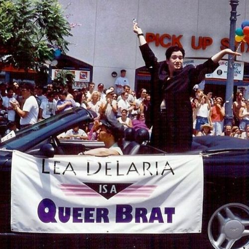 “LEA DELARIA IS A QUEER BRAT,” Lesbian & Gay Pride Parade, San Diego, California, Ju