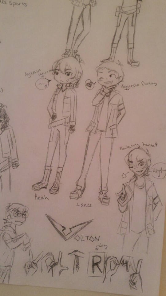 First Day Of School And I've Already Been So Bored That Klance (ft. Pidge And Rover) Invaded 99% Of A