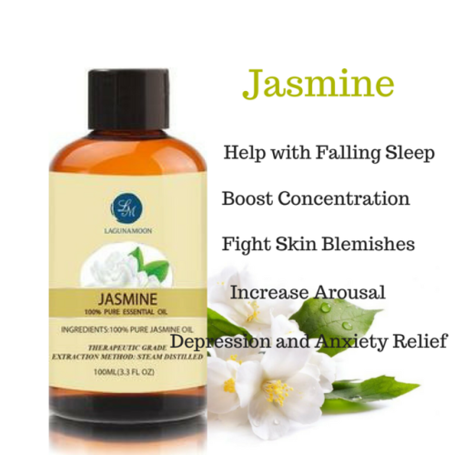 Rosehip essential oil   Jasmine essential oilEucalyptus essential oilJojoba essential oilTangerine e