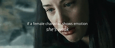 tyelperiinquar:What can a female character do, without being criticized mercilessly?(insp.)