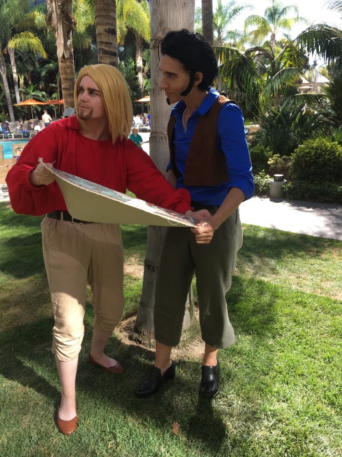 “We’ll follow that trail!”“What trail?”Miguel is me.Tulio is Tacoface.