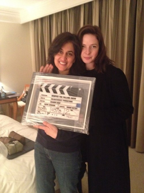 rebeccafergusonweb:Despite the Falling Snow has now finished filming!! Hope Shamim Sarif has fun edi