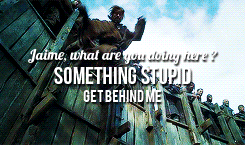  GoT meme | Relationships [4/9] → Jaime &amp; Brienne   ”Gods kow why
