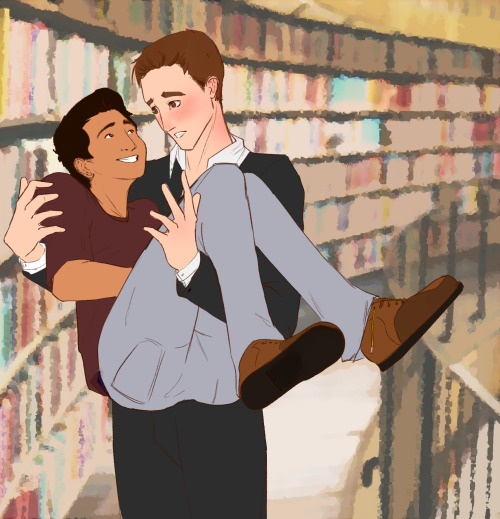 silvascribble: I just binged all of Kaleidotrope today and ended up drawing the scene where Harrison