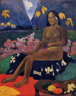 fleurdulys:  The Seed of Areoi - Paul Gauguin