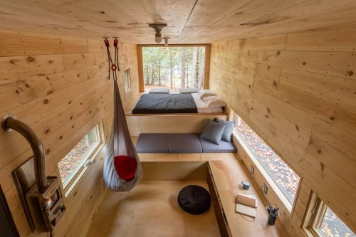 Clara - These Harvard-designed tiny homes are the future of weekend getaways | via Sometimes, vacati