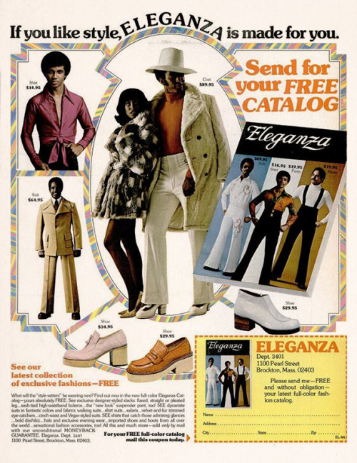 dandyads:Eleganza, 1974