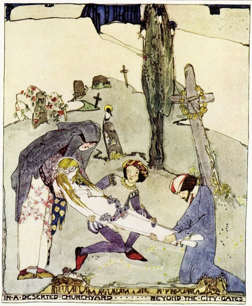 Illustrations by Jessie King in Oscar Wilde’s The Young King