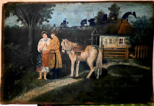 Folk Painting by an Unknown Artist, Kulykivka, Chernihiv Region, early XXth century