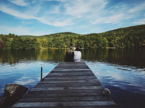 Sittin&rsquo; on the dock of the&hellip;. Queechy #Lake Taking a break from film styling to 