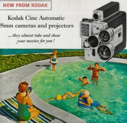 1950sunlimited:  Kodak 8mm Cine Automatic Camera c.1950s 