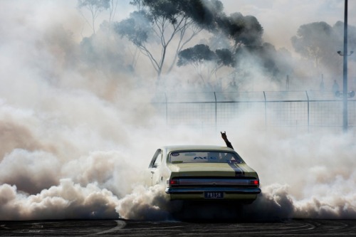 “For the past six years I have been photographing the sub-culture of burnout competitions in A