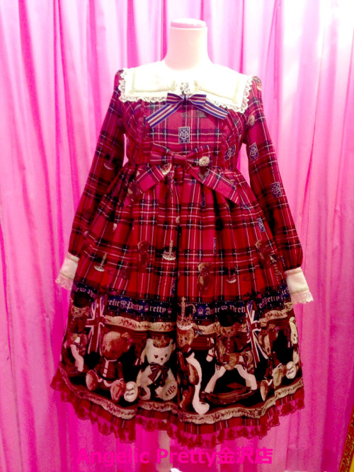 heckyeahlolitafashion:Angelic Pretty Kanazawa: ☆入荷情報～British Bearシリーズ～