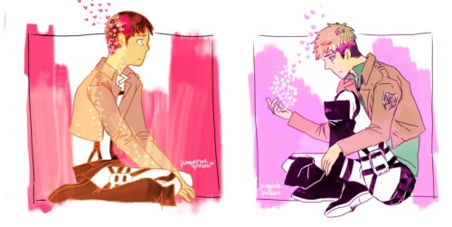pomegrantekingdom: “Hey Marco” “…yes Jean” “I don’t even know which bones are yours” “Me