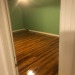 2nd coat of Poly on the master bedroom, 1st coat on the spare room and they’re