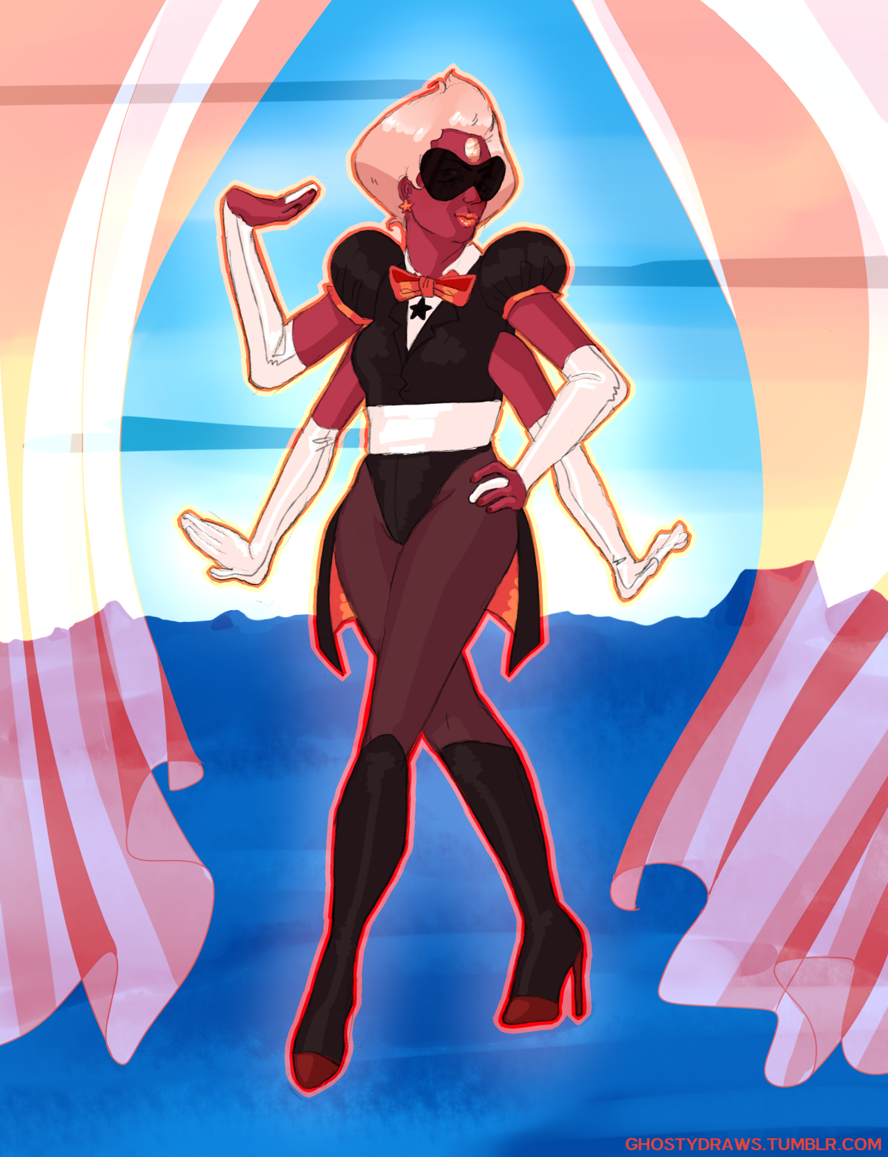 ghostydraws:  lil suit babe