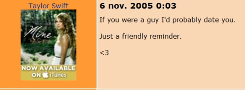 How Do We Know That MySpace Post Was To A Girl?