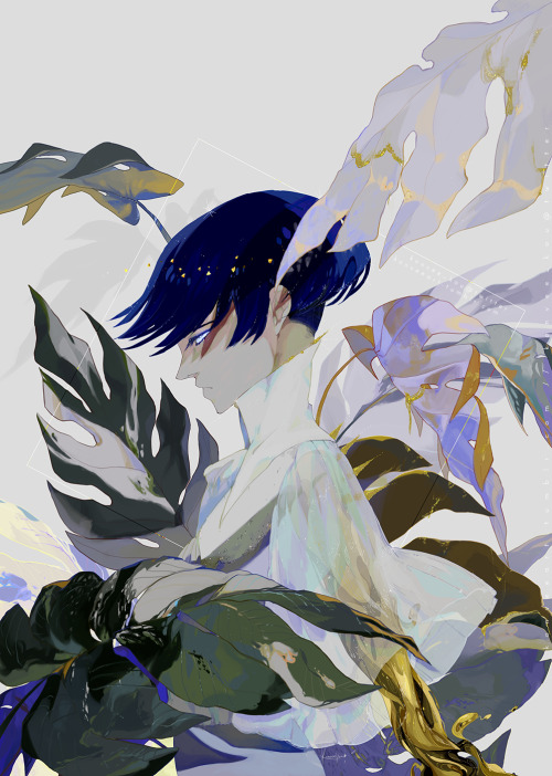 konveeart: { M O N S T E R :A Phos } Postcard design for @herbariumzine ❀