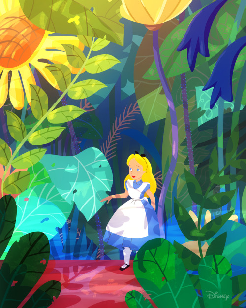 A very merry 65th anniversary to Alice in Wonderland. 