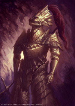 artistartorias:  Ornstein from Dark Souls, hope you all like it! Got some more Dark Souls paintings coming. Ask me anything! | DeviantArt | YouTube | Tumblr | Facebook | Twitter