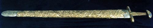 art-of-swords:The Sword of Essen (Sword of Saints Cosmas and Damian)The Sword of Saints Cosmas and D