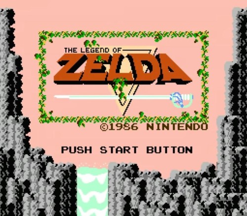 geekynerfherder:#TheLegendOfZelda, first released on consoles #OnThisDay in 1986#TitleScreen #StartS