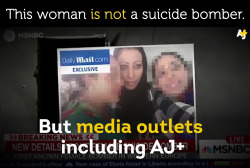 ztunninglygorjus:  lunafuck:  theeforvendetta:  from-palestine:    This woman was falsely portrayed as a suicide bomber by media outlets. “Sadly this isn’t the first time that an innocent person’s photo has been published and linked to a “terrorist