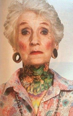  &ldquo;What are you going to do about your tattoo’s when you’re older?&quot; .. I would probably hangout with some other badass tattooed people and generally look awesome. What are you going to do when you just look like every other old bastard?