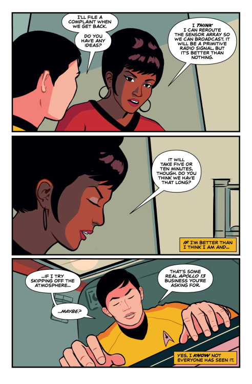 classictrek: Jordan Gibson  and myself made you this bootleg Star Trek comic to enjoy. Yes