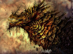 dailydragons:  Colossus Dragon by Collette