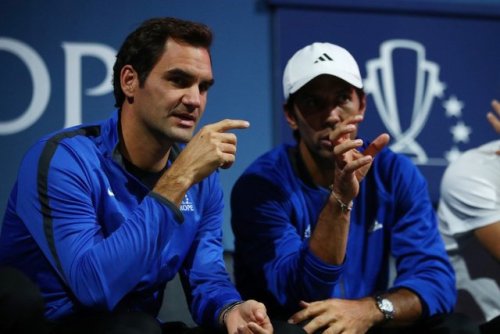 rfederer2:  Team Europe 💪  they are the cutest buddies