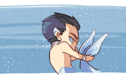 perooooo:  A short story about Superman saving mermaid Bruce and bringing him back