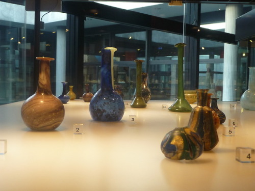 Romano-Germanic MuseumGlassware fabricated by local artisans, 3rd and 4th centuries CE.Cologne, Nove