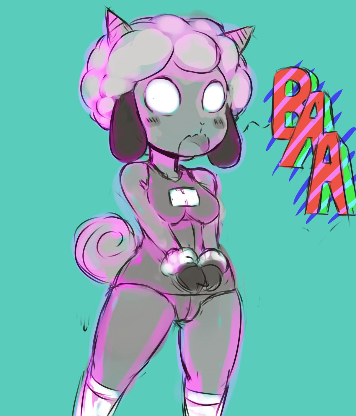 darky03nle:  A drawing of a cutie sheep belonging to:http://n0nrealist.tumblr.com/