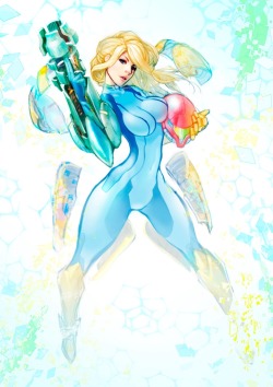 nintendo-plaza:  Zero Suit Samus (Fan-Art