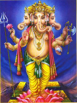 ganesheverywhere:  Did you know Ganesh is one among the two deities, whom Saturn cannot harm?Saturn rules Saturday. Pray to Ganesha to sail smoothly on Saturday. To please Saturn you an also wear dark blue and black clothing.  