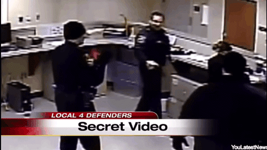 micdotcom:  Disturbing video shows police laughing and fist-bumping after beating