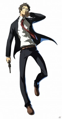 skoogers:  Adachi’s glasses confirmed, along with some new stills of his specials. Looks like Ziodyne is a special for him rather than a super! Thank god