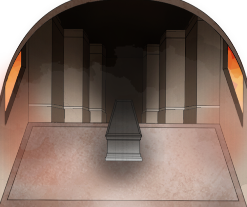 cross-project: Scrapped map+updates~ An old map of the mausoleum from last month which I still haven