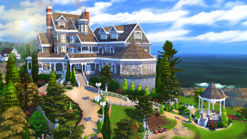 Welcome To Hillcrest House! A Giant Manor Atop The Cliffs Of Brindleton Bay!