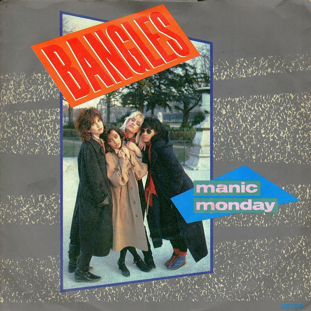 <p>Bangles “Manic Monday” 7″ vinyl sleeve front</p>