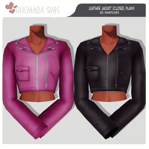 Introducing My Leather Jacket Club Set For Sims 4! Elevate Your Sim's Style With This Versatile Collection