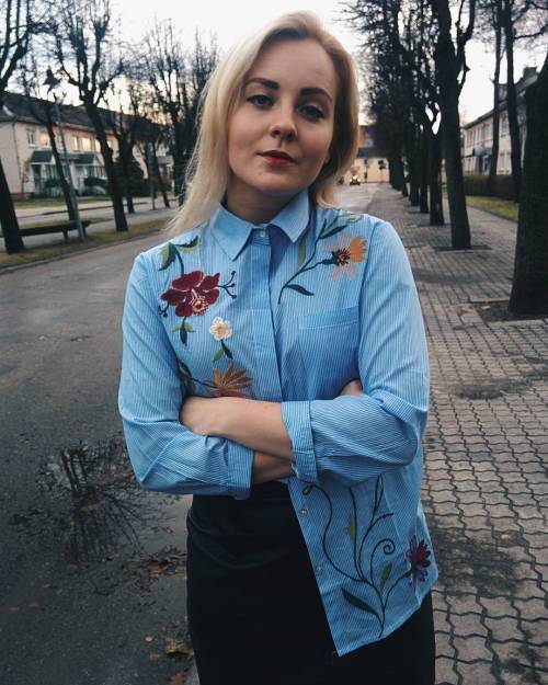 zafulfashion: __kristtina__✨ Floral day   【Find the shirt here】 @zafulfashion