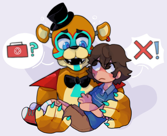 Glamrock freddy x gregory