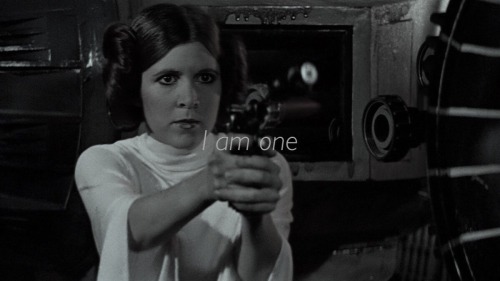 kaciart:annakiinn:I am one with the Force, the Force is with meRIP Carrie. You’ll always be in our h