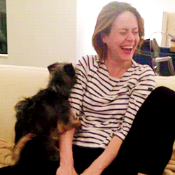 jmcrrison:  Sarah being humped by ‘Luther’ 