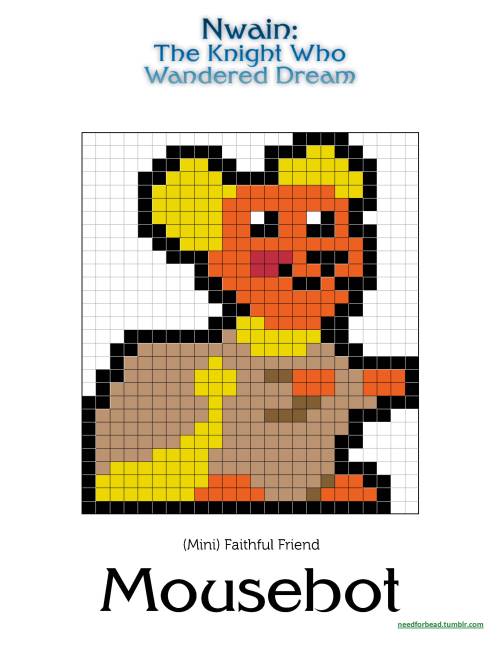 Nwain:  MousebotNwain is an animated web comic created by Terrana Cliff.More Nwain perler bead desig